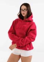 Muse Heavyweight Chenille Hoodie - Strawberry Glaze