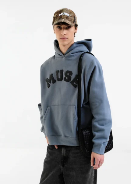 Muse Heavyweight Chenille Hoodie - Indigo