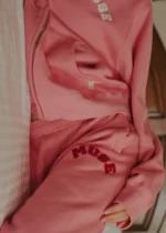 Muse Heavyweight Chenille Zip Up - BlushMuse Heavyweight Chenille Zip Up - Blush